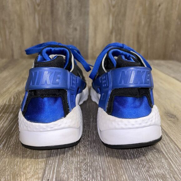 Nike Air Huarache Run GS Nike 654275-005 Black Blue Kids Youth US Size 5.5Y - Picture 7 of 11